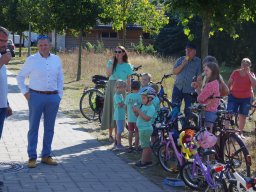 Radweg Dreetz-Neustadt - Entstehung und Einweihung